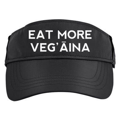 Eat More VegAina Adult Drive Performance Visor