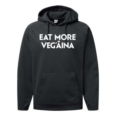 Eat More Vegaina Performance Fleece Hoodie