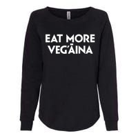 Eat More Vegaina Womens California Wash Sweatshirt