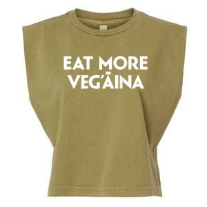 Eat More Vegaina Garment-Dyed Women's Muscle Tee