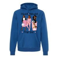 Educated Melanated Virgo Black Zodiac Meaningful Gift Premium Hoodie