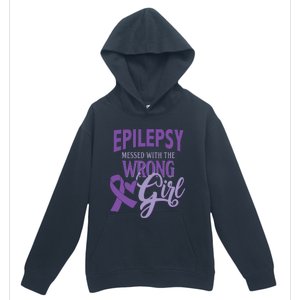 Epilepsy Messed With The Wrong Girl Urban Pullover Hoodie