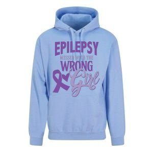 Epilepsy Messed With The Wrong Girl Unisex Surf Hoodie