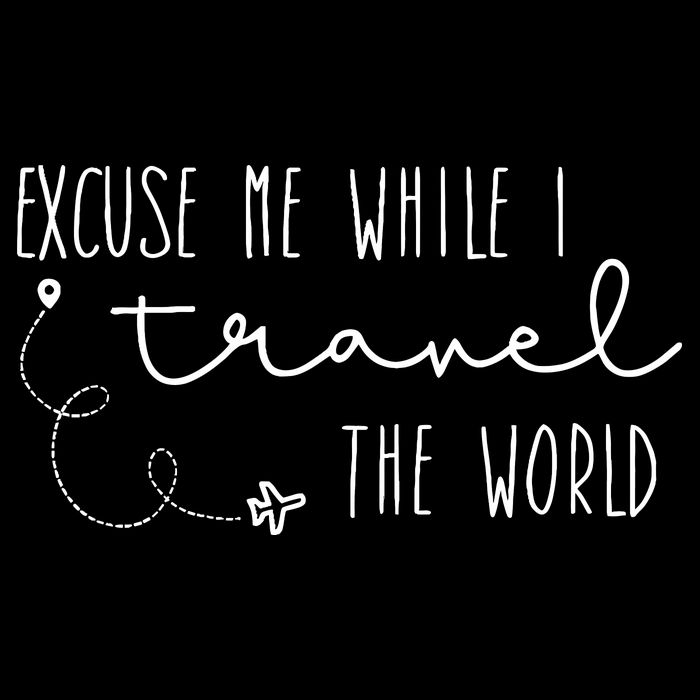Excuse Me While I Travel The World Impact Tech Backpack