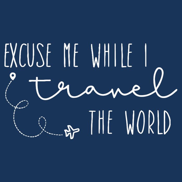 Excuse Me While I Travel The World Flatbill Hat