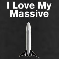 Elon Musk Wearing I Love Massive Rocket Starship 7 Panel Mesh Trucker Snapback Hat