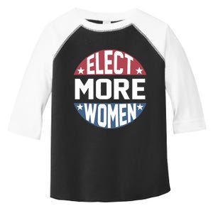 Elect More Women To Office Red Blue Feminist Election Toddler Fine Jersey T-Shirt