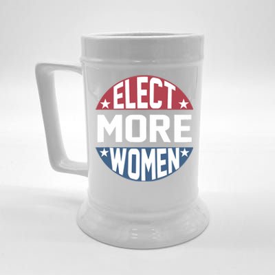 Elect More Women To Office Red Blue Feminist Election Beer Stein