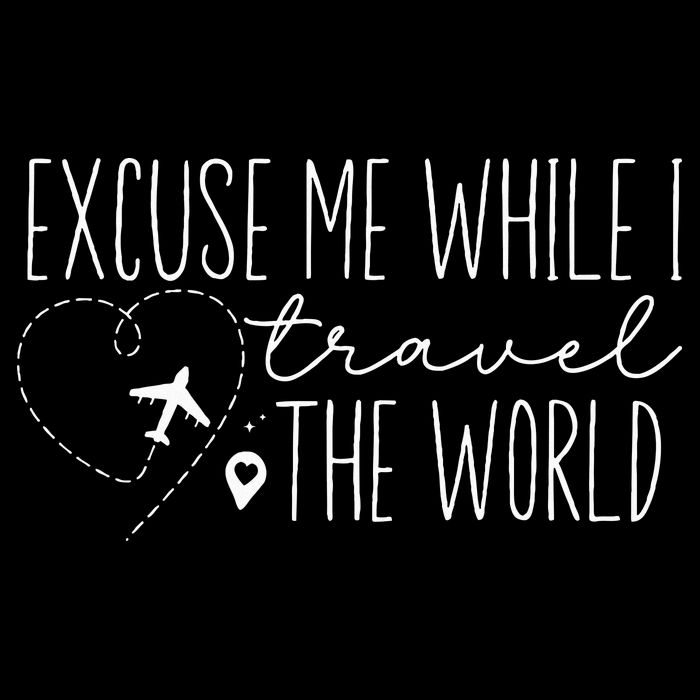 Excuse Me While I Travel The World Daily Commute Backpack
