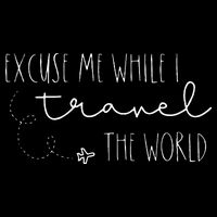 Excuse Me While I Travel The World Impact Tech Backpack
