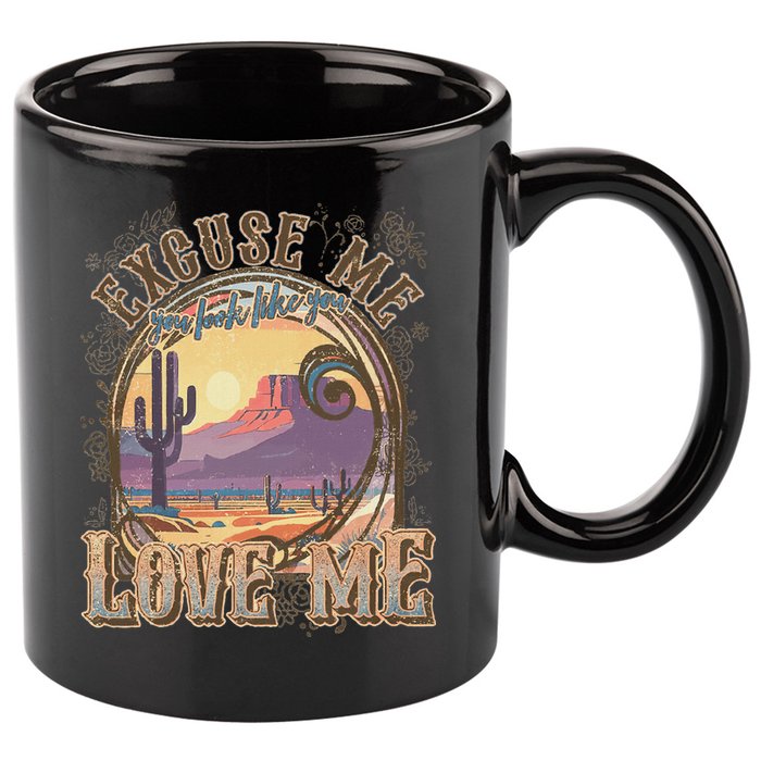 Excuse Me You Look Like You Love Me 11oz C Handle Ceramic Mug