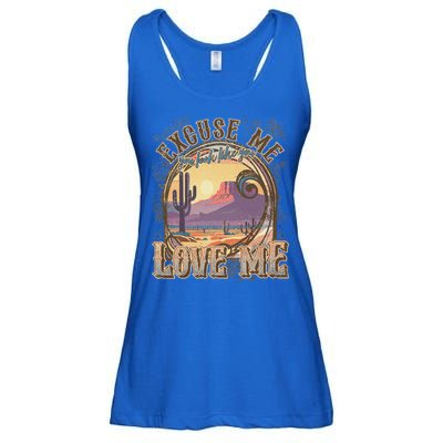 Excuse Me You Look Like You Love Me Ladies Essential Flowy Tank