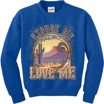 Excuse Me You Look Like You Love Me Kids Sweatshirt