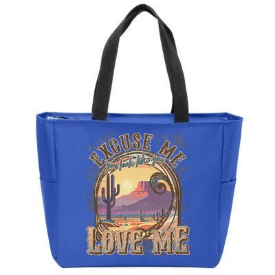 Excuse Me You Look Like You Love Me Zip Tote Bag