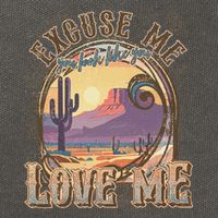 Excuse Me You Look Like You Love Me Cotton Canvas Backpack