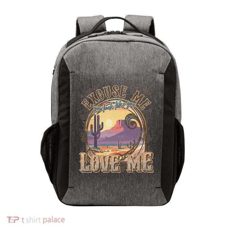 Excuse Me You Look Like You Love Me Vector Backpack