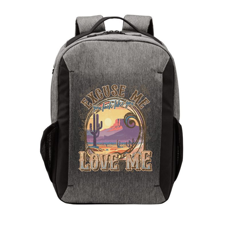 Excuse Me You Look Like You Love Me Vector Backpack