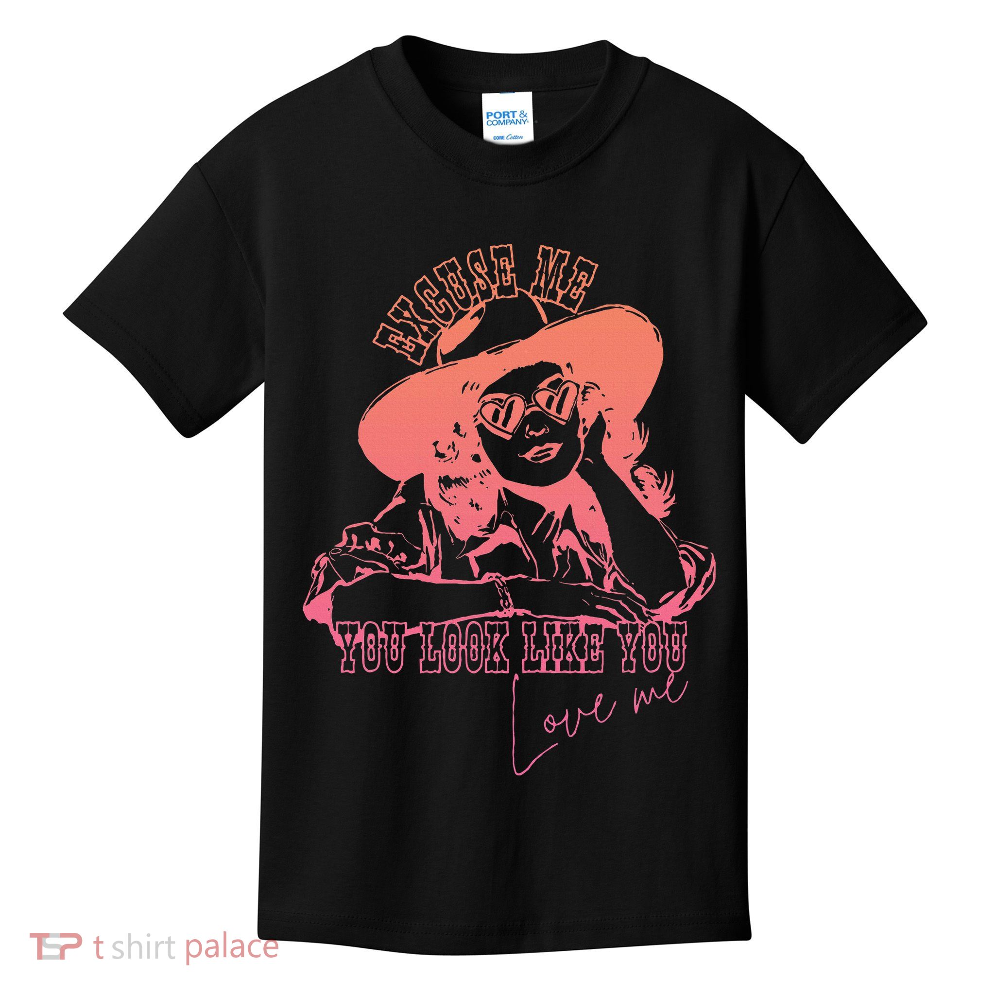 Excuse Me You Look Like You Love Me Design Kids T-Shirt