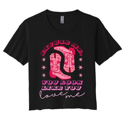 Excuse Me You Look Like You Love Me Crop Top