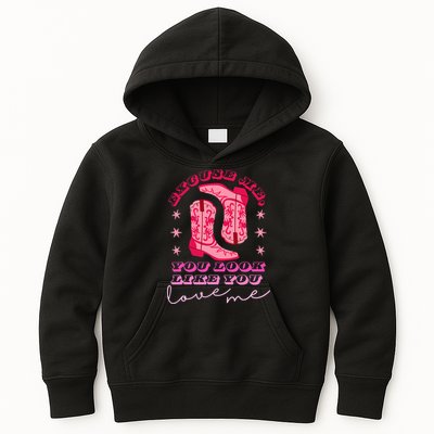 Excuse Me You Look Like You Love Me Kids Hoodie