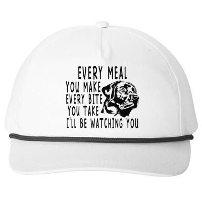 Every Meal You Make Every Bite You Take Kitchen Snapback Five-Panel Rope Hat