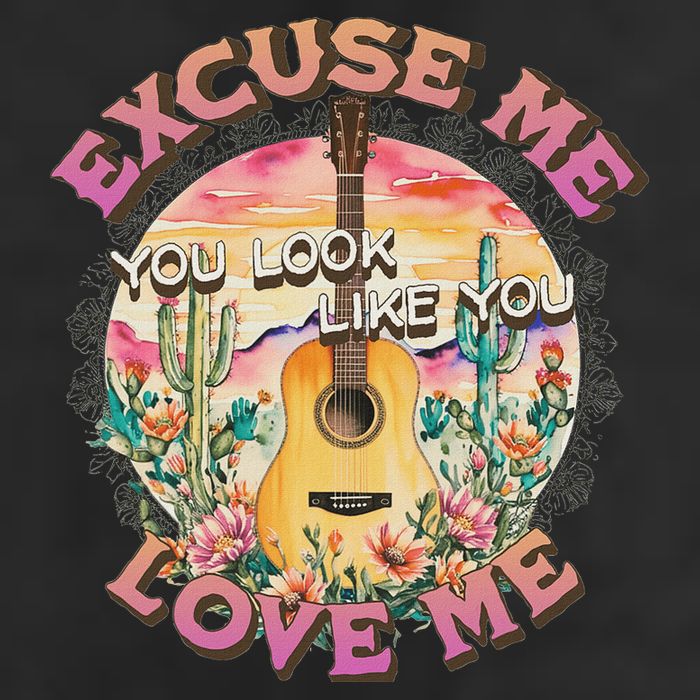 Excuse Me You Look Like You Love Me Retro Western Desert 11oz C Handle Ceramic Mug