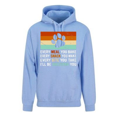 Every Meal You Make Every Bite You Take Ill Be Watching You Dog Lover Unisex Surf Hoodie