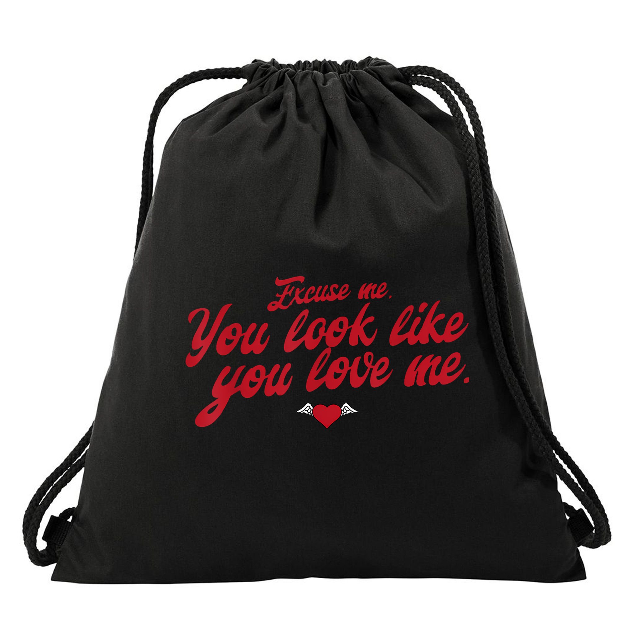 Excuse Me You Look Like You Love Me Funny Valentine’S Day Drawstring Bag