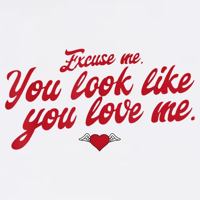 Excuse Me You Look Like You Love Me Funny Valentine’S Day Cooling Performance Crew T-Shirt