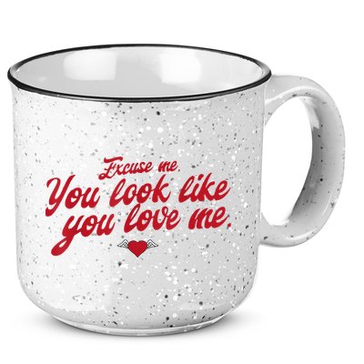 Excuse Me You Look Like You Love Me Funny Valentine’S Day 15oz Campfire Ceramic Mug