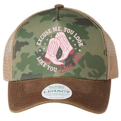 Excuse Me You Look Like You Love Me Legacy Tie Dye Trucker Hat