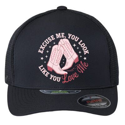 Excuse Me You Look Like You Love Me Flexfit Unipanel Trucker Cap