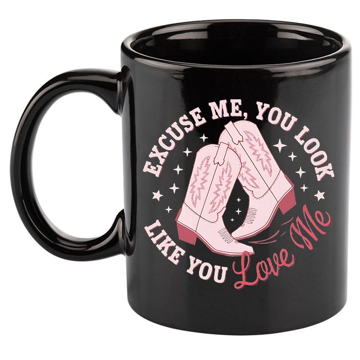 Excuse Me You Look Like You Love Me 11oz C Handle Ceramic Mug