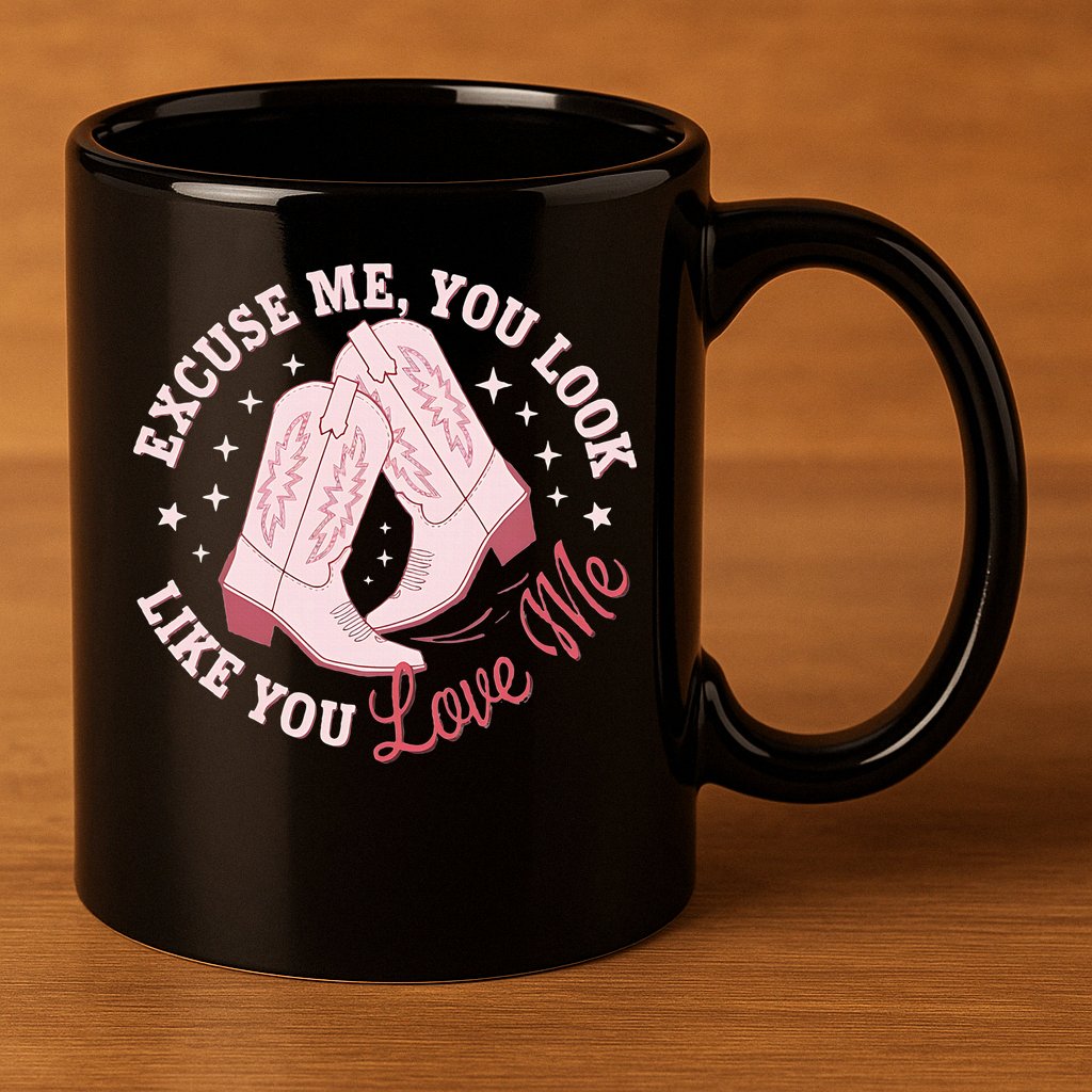 Excuse Me You Look Like You Love Me 11oz C Handle Ceramic Mug