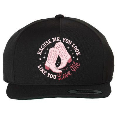 Excuse Me You Look Like You Love Me Wool Snapback Cap