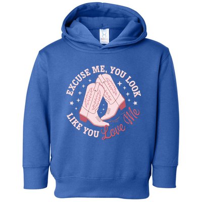 Excuse Me You Look Like You Love Me Toddler Hoodie