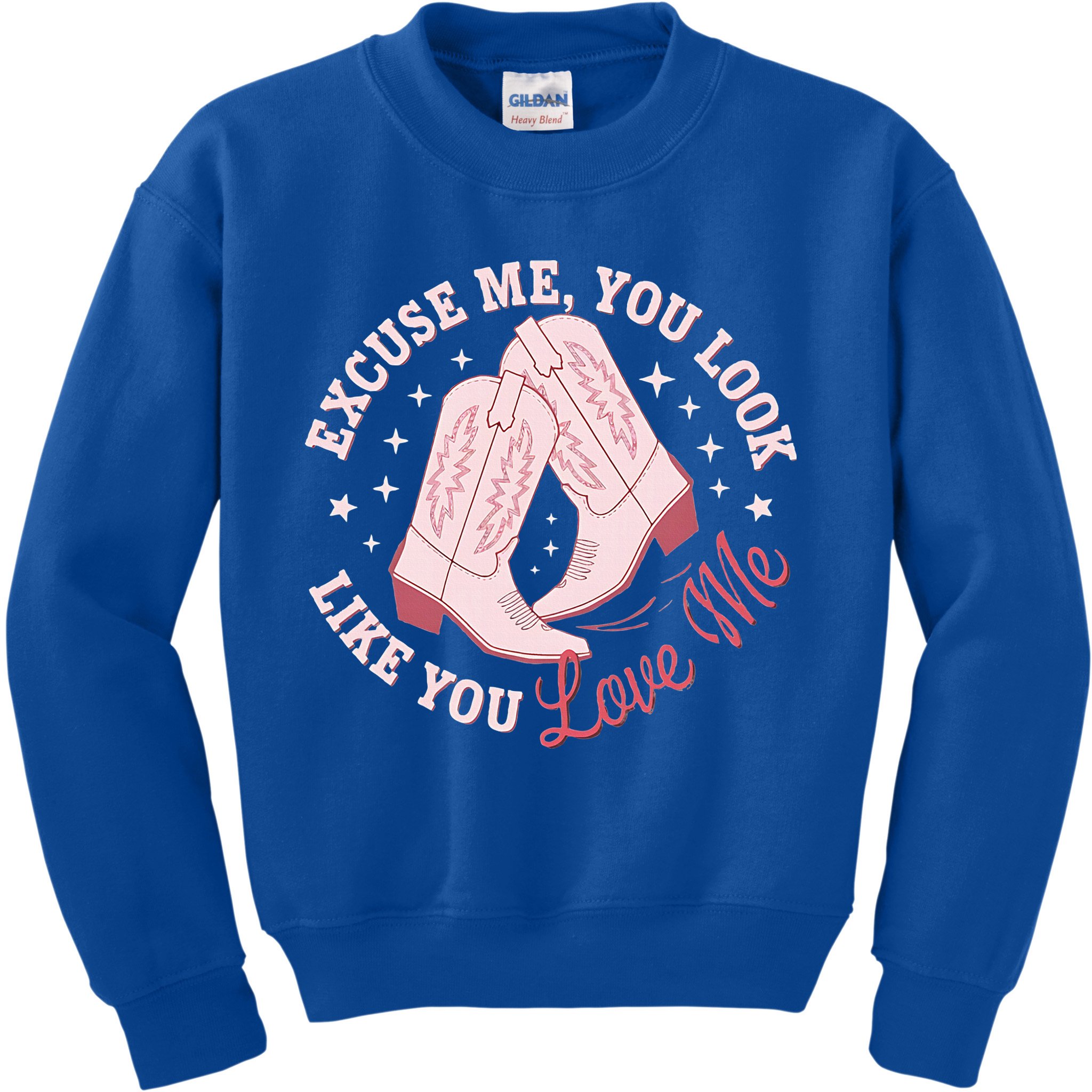 Excuse Me You Look Like You Love Me Kids Sweatshirt