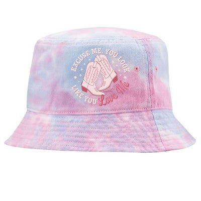 Excuse Me You Look Like You Love Me Tie-Dyed Bucket Hat