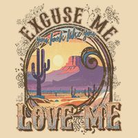 Excuse Me You Look Like You Love Me Funny Desert Western Drawstring Bag