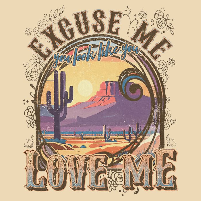 Excuse Me You Look Like You Love Me Funny Desert Western Bag