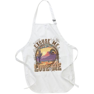 Excuse Me You Look Like You Love Me Funny Desert Western Apron