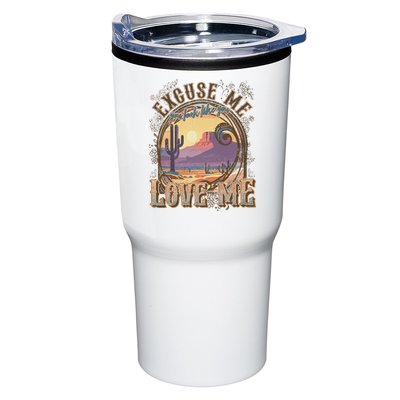 Excuse Me You Look Like You Love Me Funny Desert Western Tumbler