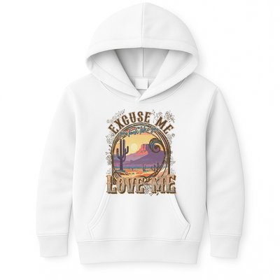 Excuse Me You Look Like You Love Me Funny Desert Western Kids Hoodie