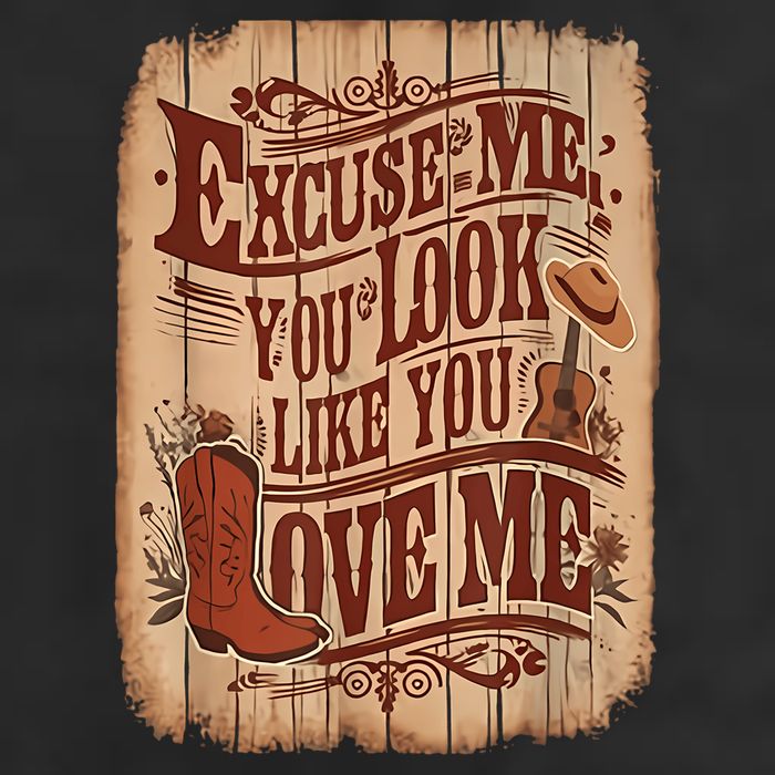 Excuse Me You Look Like You Love Me Western 11oz C Handle Ceramic Mug