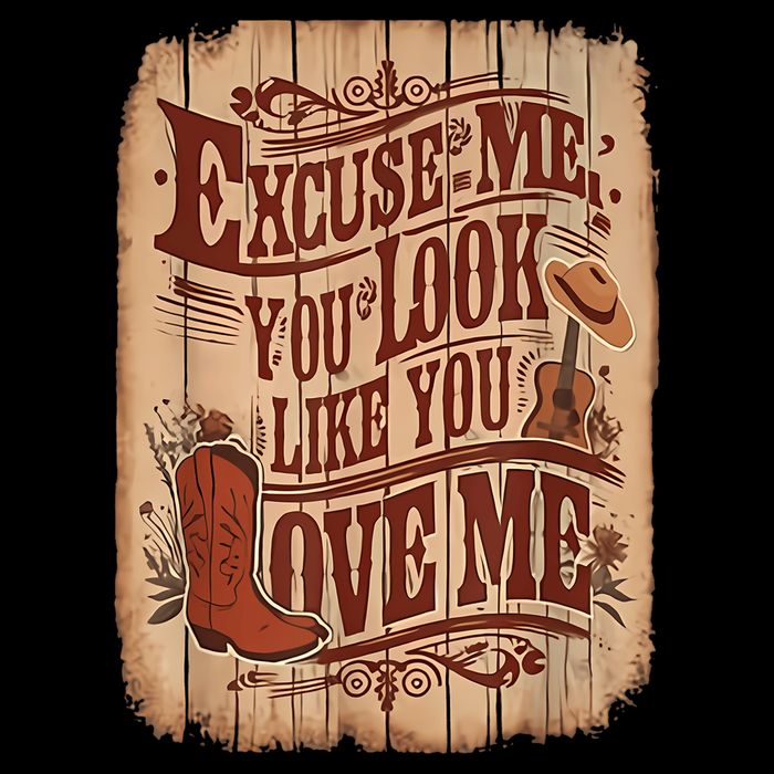 Excuse Me You Look Like You Love Me Western Bag