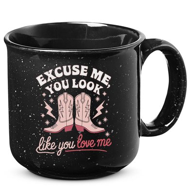 Excuse Me You Look Like You Love Me Western 15oz Campfire Ceramic Mug