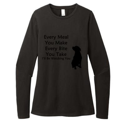 Every Meal You Make Every Bite You Take Watching You Dog Womens CVC Long Sleeve Shirt