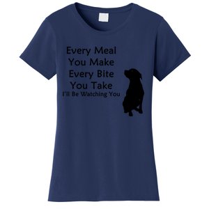 Every Meal You Make Every Bite You Take Watching You Dog Women's T-Shirt