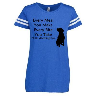 Every Meal You Make Every Bite You Take Watching You Dog Enza Ladies Jersey Football T-Shirt