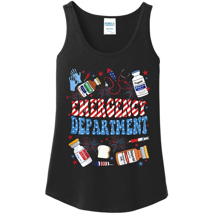 Er Nurse 4th July Emergency Department Er Nurse Graduation Ladies Essential Tank